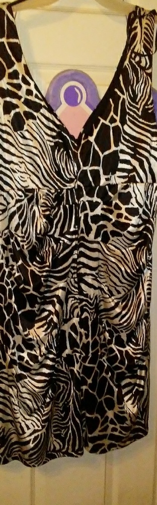Animal print dress